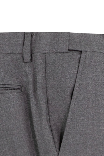 Men's Charcoal Adjustable Waist Two Piece Suit