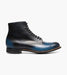 Stacy Adams MADISON Cap Toe Lace Up Boot Blue by Stacy Adams Shoes