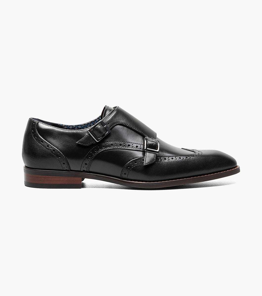 Stacy Adams Karson Wingtip Double Monk Strap by Stacy Adams Shoes