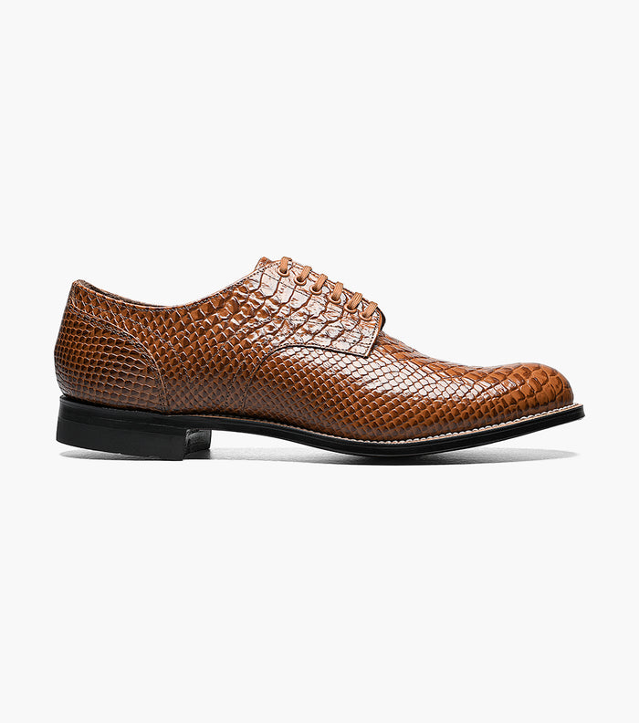 Stacy Adams MADISON Anaconda Plain Toe Oxford Tan by Stacy Adams Shoes