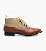 Stacy Adams MADISON Spectator Spat Cap Toe Demi Boot Tan Multi by Stacy Adams Shoes