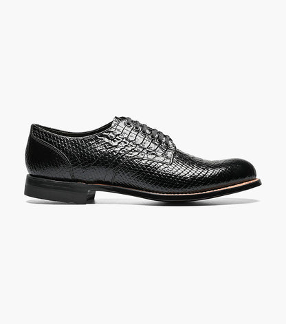 Stacy Adams MADISON Anaconda Plain Toe Oxford Black by Stacy Adams Shoes