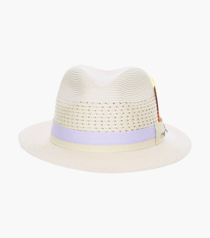 TYCE FEDORA Poly Braided Pinch Front Hat