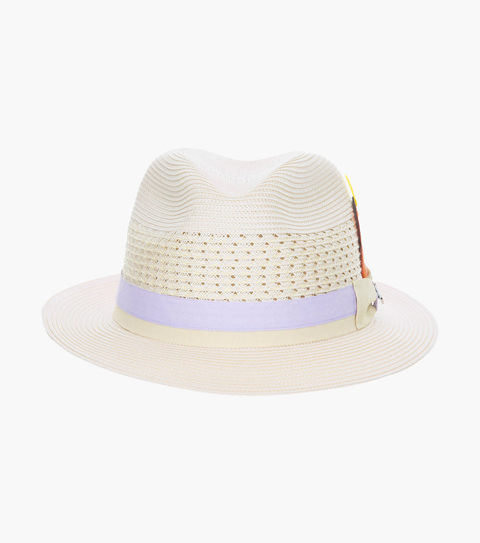 TYCE FEDORA Poly Braided Pinch Front Hat