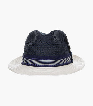 JALEN FEDORA Poly Braided Pinch Front Hat