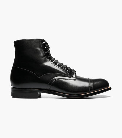 Stacy Adams MADISON Cap Toe Boot Black by Stacy Adams Shoes