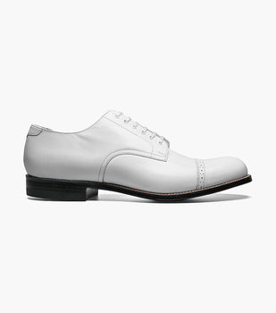 Stacy Adams MADISON Cap Toe Oxford White by Stacy Adams Shoes