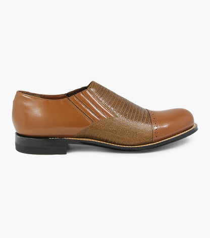 Stacy Adams MADISON Cap Toe Slip On Tan by Stacy Adams Shoes