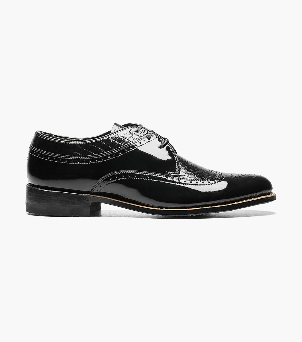 Stacy Adams DAYTON Wingtip Oxford Black by Stacy Adams Shoes
