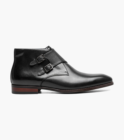 Stacy Adams Kaius Plain Toe Double Monk Strap Boot by Stacy Adams Shoes