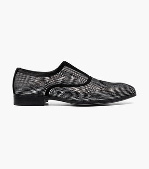 Stacy Adams Starleigh Rhinestone Plain Toe Slip On by Stacy Adams Shoes