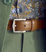 Stacy Adams Pinseal Perf Strap Genuine Leather Belt by Stacy Adams Shoes