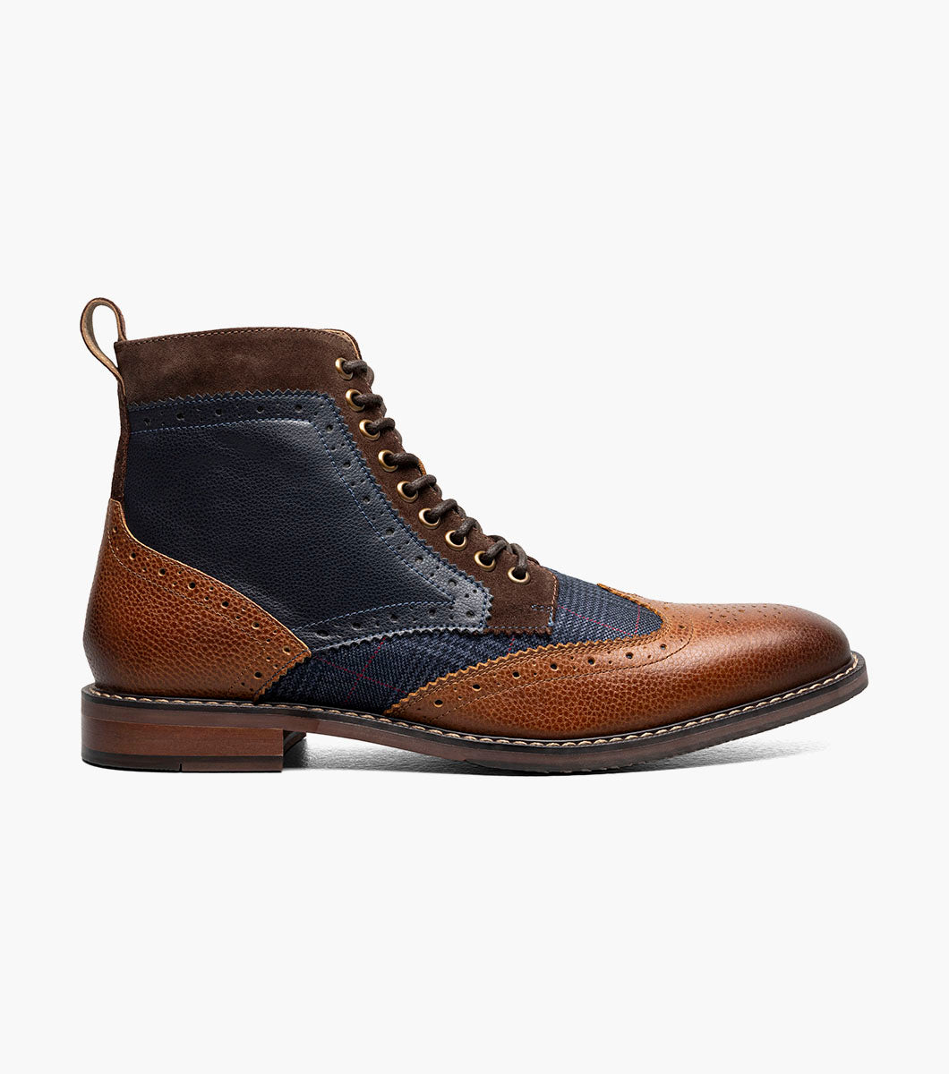 Stacy Adams Finnegan Wingtip Lace Up Boot by Stacy Adams Shoes