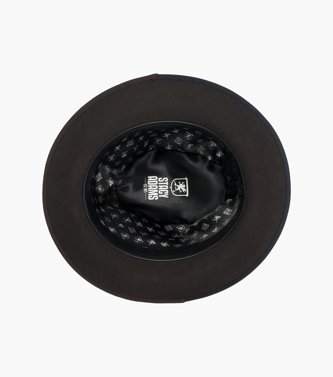 ALPHA FEDORA Wool Felt Pinch Front Hat