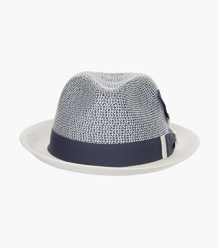 SKYLIN FEDORA Paper Braided Pinch Front Hat