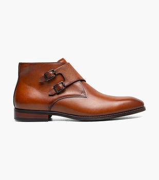 Stacy Adams Kaius Plain Toe Double Monk Strap Boot by Stacy Adams Shoes