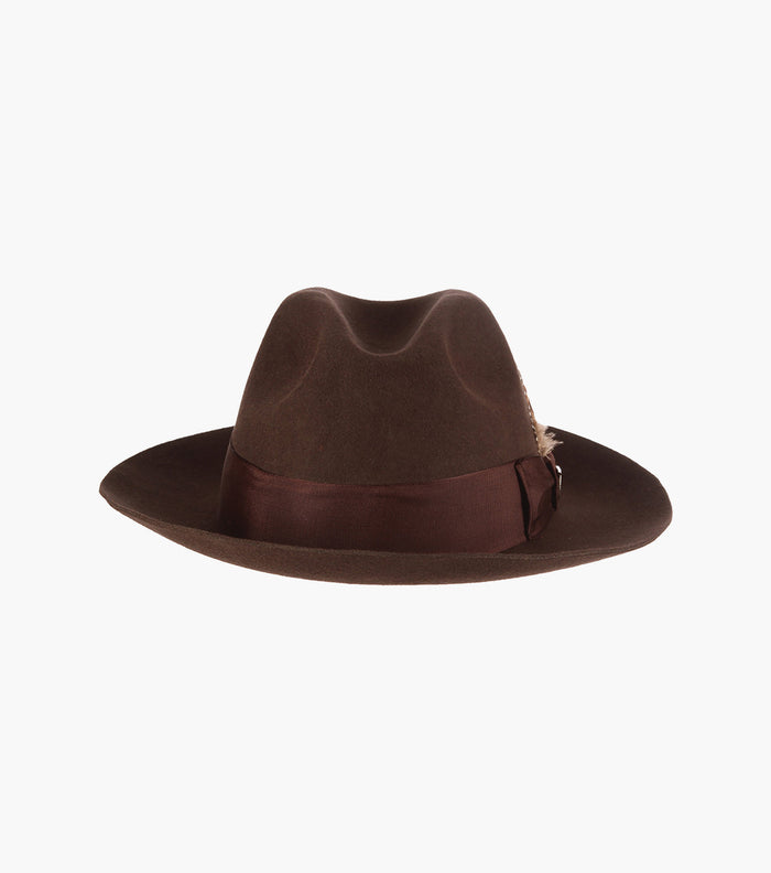 AUGUST FEDORA Wool Felt Pinch Front Hat
