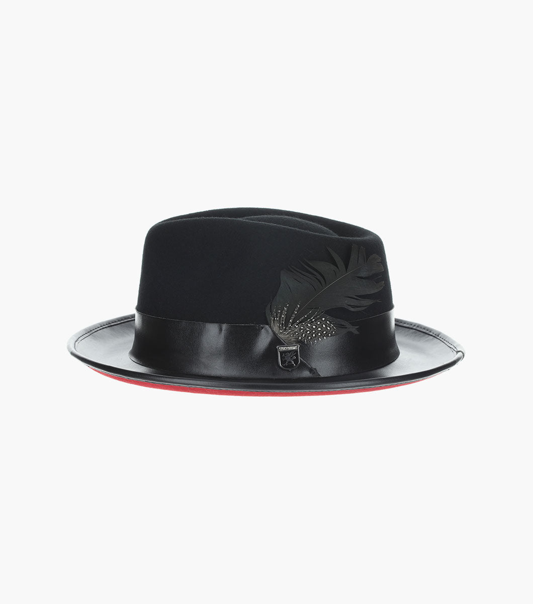 PROVO FEDORA Wool Felt Pinch Front Hat