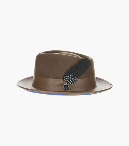 PROVO FEDORA Wool Felt Pinch Front Hat