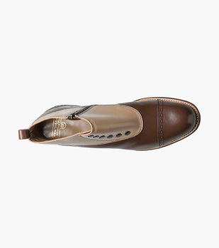 Stacy Adams MADISON Spectator Spat Cap Toe Boot by Stacy Adams Shoes
