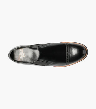 Stacy Adams MADISON Cap Toe Slip On Black by Stacy Adams Shoes