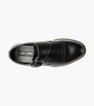 Stacy Adams Kids Desmond Cap Toe Monk Strap by Stacy Adams Shoes