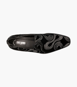 Stacy Adams Swainson Plain Toe Embroidered Slip On by Stacy Adams Shoes
