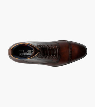 Stacy Adams Henry Cap Toe Lace Up Boot by Stacy Adams Shoes
