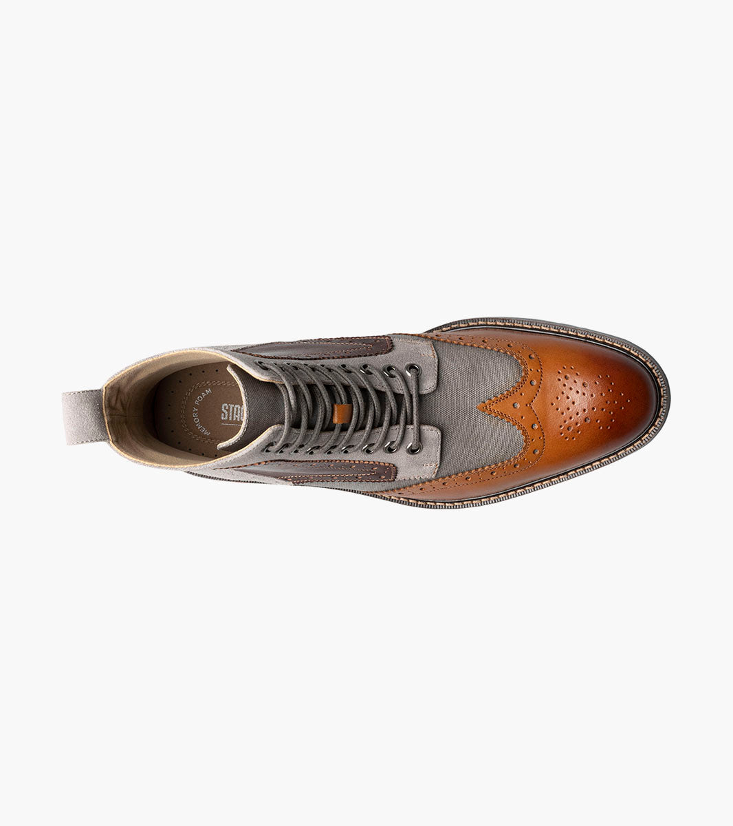 Stacy Adams Finnegan Wingtip Lace Up Boot by Stacy Adams Shoes