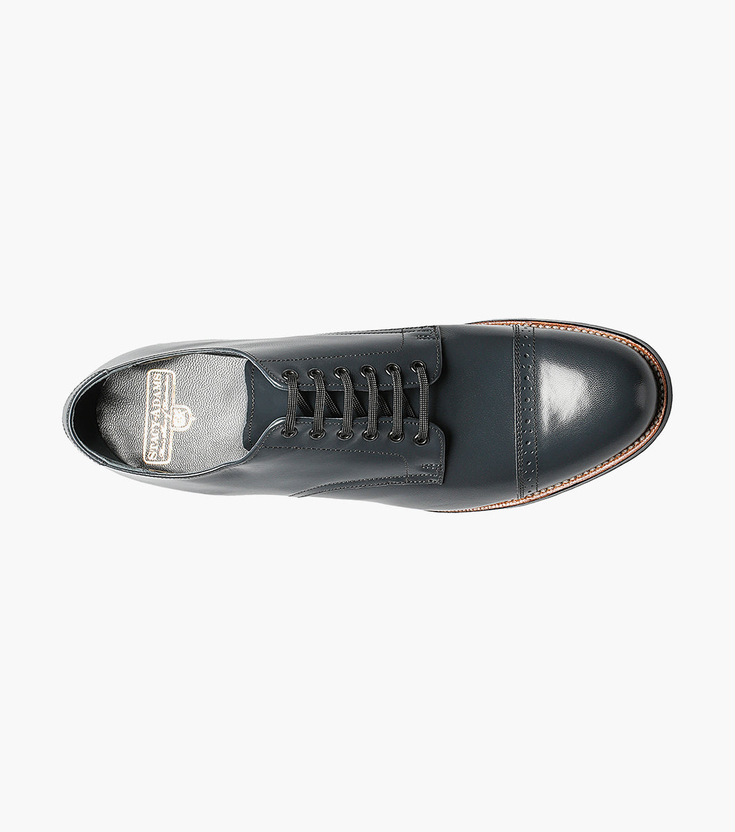 Stacy Adams MADISON Cap Toe Oxford Navy by Stacy Adams Shoes