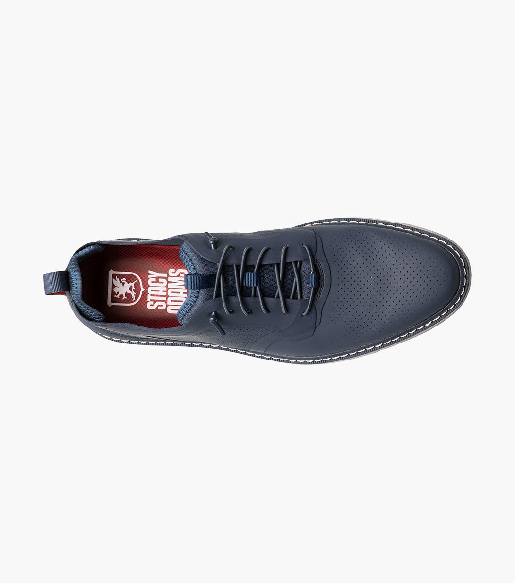 Stacy Adams Synchro Plain Toe Elastic Lace Up by Stacy Adams Shoes