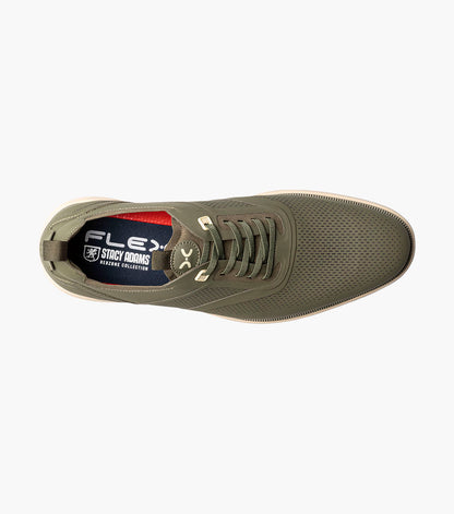 EVERIDGE Plain Toe Elastic Lace Up
