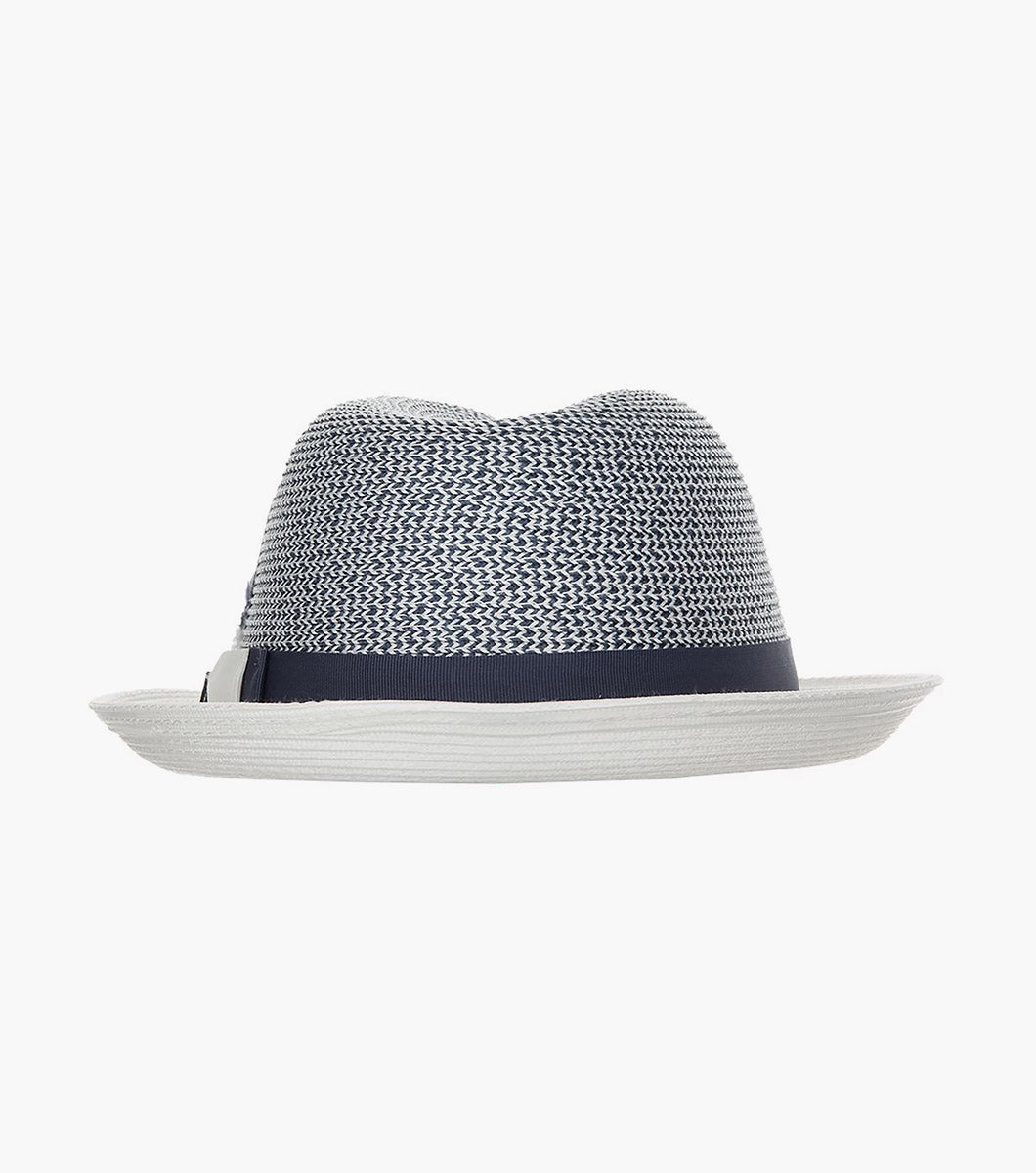 SKYLIN FEDORA Paper Braided Pinch Front Hat