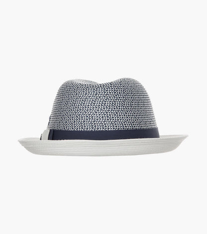 SKYLIN FEDORA Paper Braided Pinch Front Hat