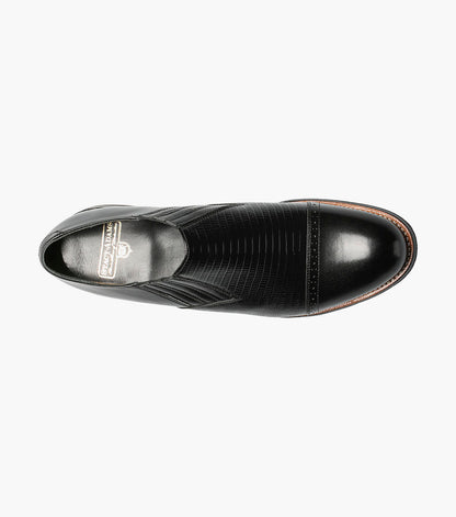 Stacy Adams MADISON Cap Toe Slip On Black by Stacy Adams Shoes