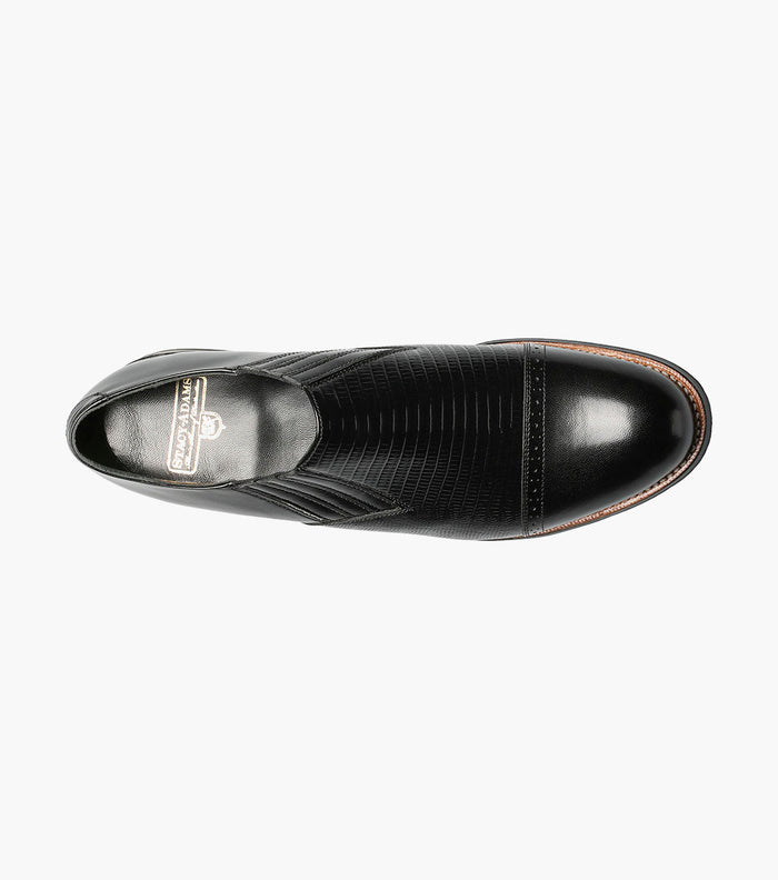 Stacy Adams MADISON Cap Toe Slip On Black by Stacy Adams Shoes