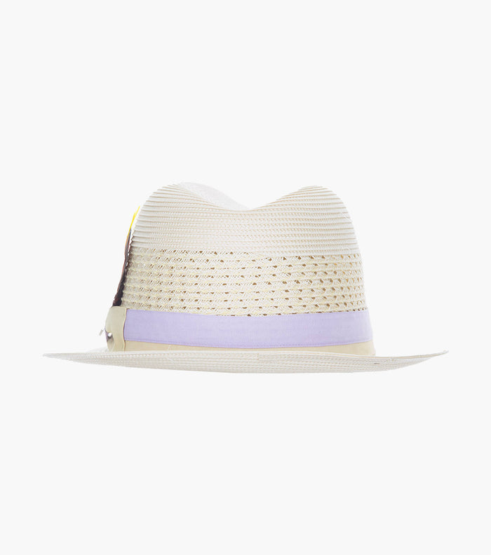 TYCE FEDORA Poly Braided Pinch Front Hat