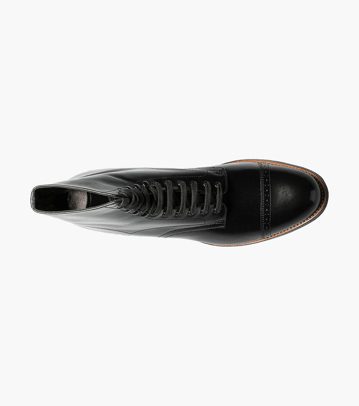 Stacy Adams MADISON Cap Toe Boot Black by Stacy Adams Shoes