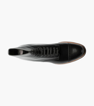 Stacy Adams MADISON Cap Toe Boot Black by Stacy Adams Shoes