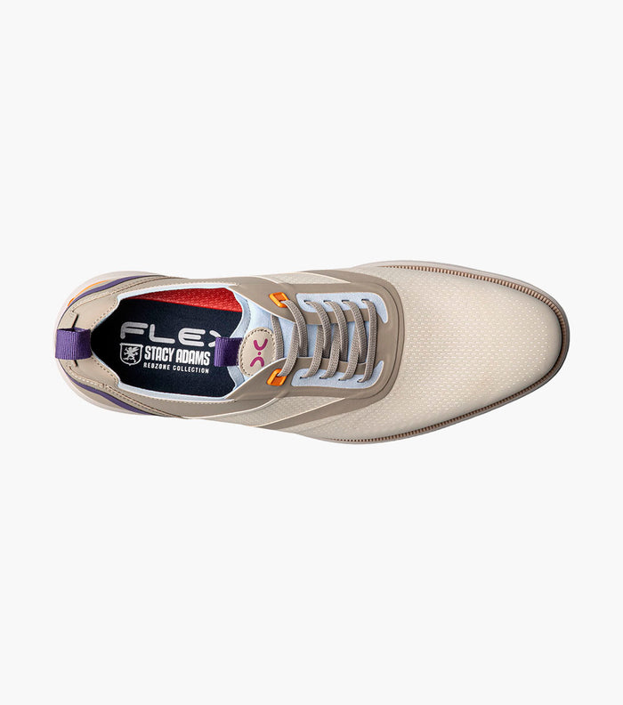 EVERIDGE Plain Toe Elastic Lace Up