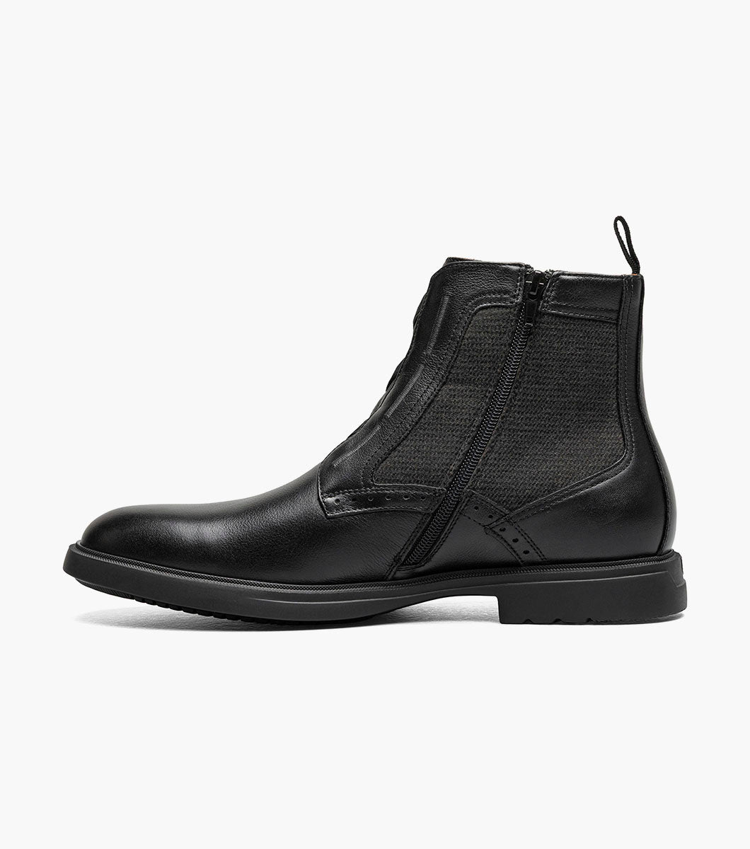 Stacy Adams Thompson Plain Toe Elastic Lace Boot by Stacy Adams Shoes