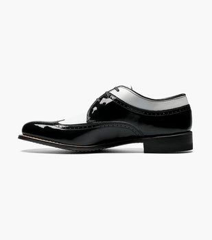 Stacy Adams DAYTON Wingtip Oxford Black w/White by Stacy Adams Shoes