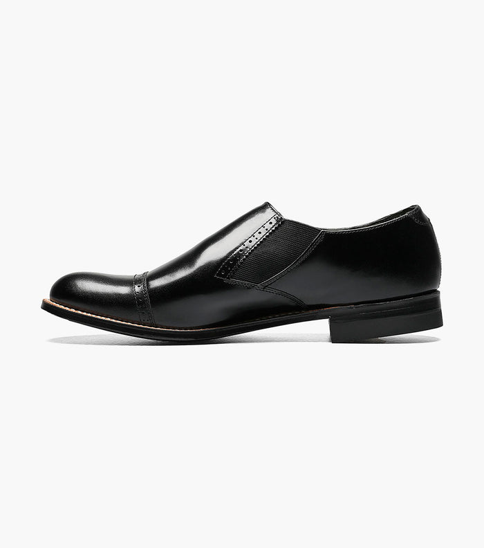 Stacy Adams MADISON Cap Toe Slip On Black by Stacy Adams Shoes