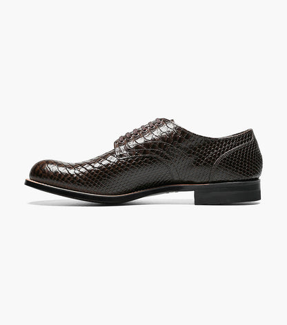 Stacy Adams Madison Anaconda Plain Toe Oxford by Stacy Adams Shoes