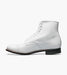 Stacy Adams MADISON Cap Toe Boot White by Stacy Adams Shoes