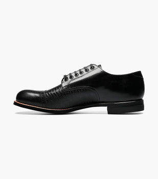 Stacy Adams MADISON Lizard Cap Toe Oxford Black by Stacy Adams Shoes