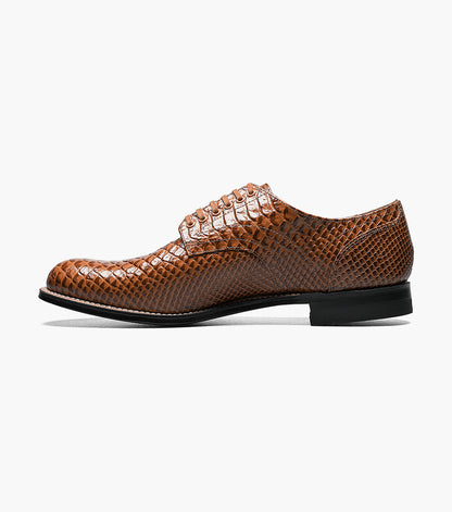 Stacy Adams MADISON Anaconda Plain Toe Oxford Tan by Stacy Adams Shoes