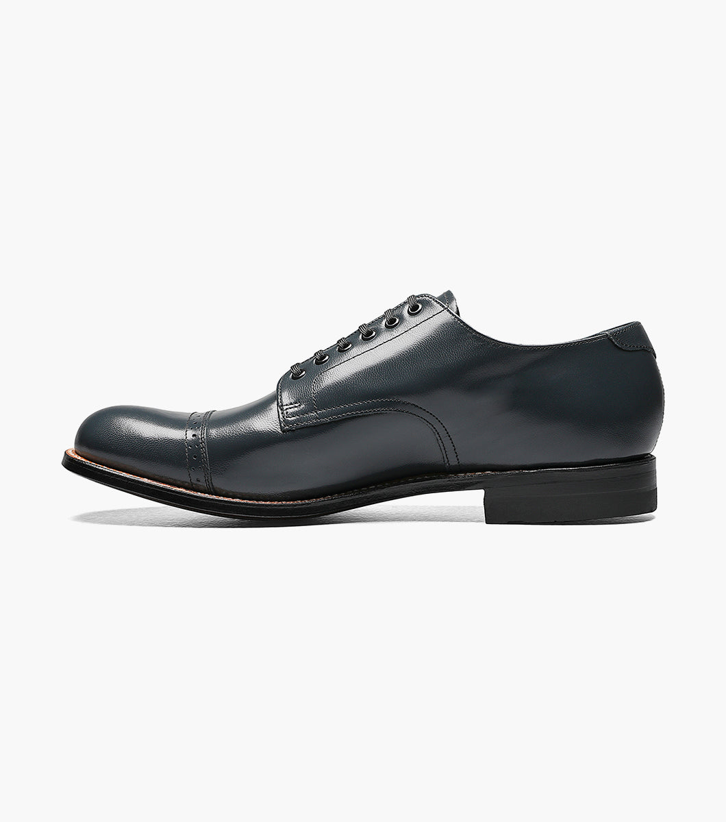 Stacy Adams MADISON Cap Toe Oxford Navy by Stacy Adams Shoes