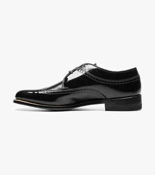Stacy Adams DAYTON Wingtip Oxford Black by Stacy Adams Shoes
