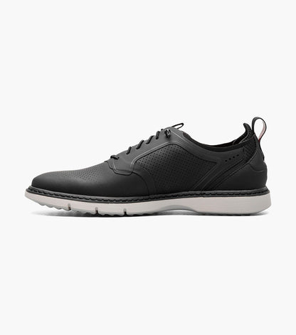 SYNCHRO Plain Toe Elastic Lace Up